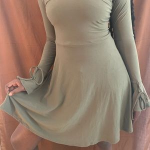Olive Green Dress